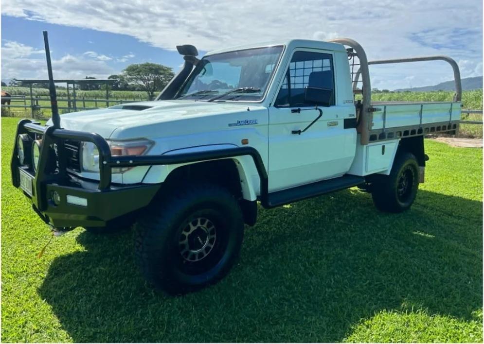 Toyota Landcruiser after insurance smash repair — TKM Smash Repairs, Edmonton QLD